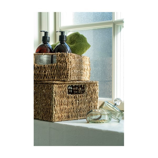 Košare v kompletu 2 ks iz morske trave Venosa – House Nordic-image-4