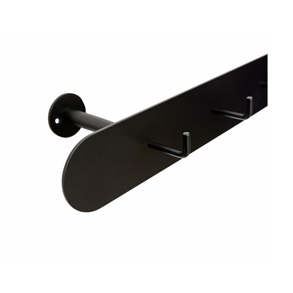 Črn kovinski stenski obešalnik Hack – Hübsch-image-3