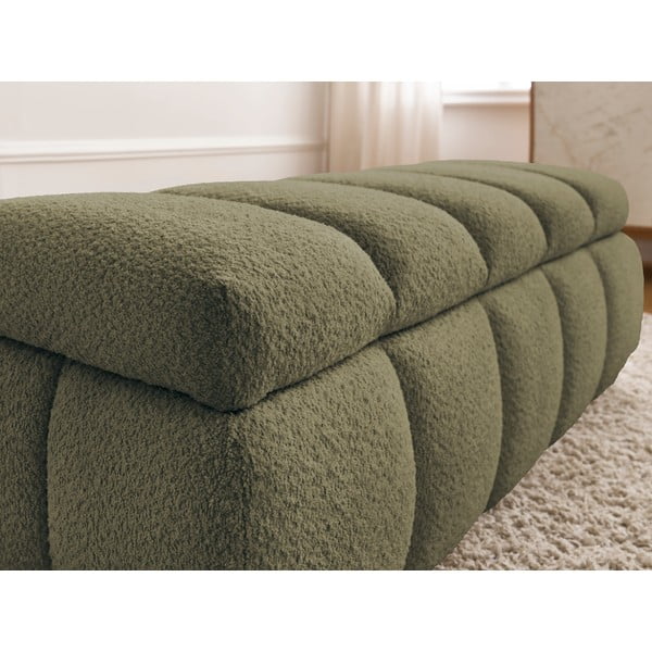 Zelena klop iz tkanine bouclé – Bobochic Paris-image-1