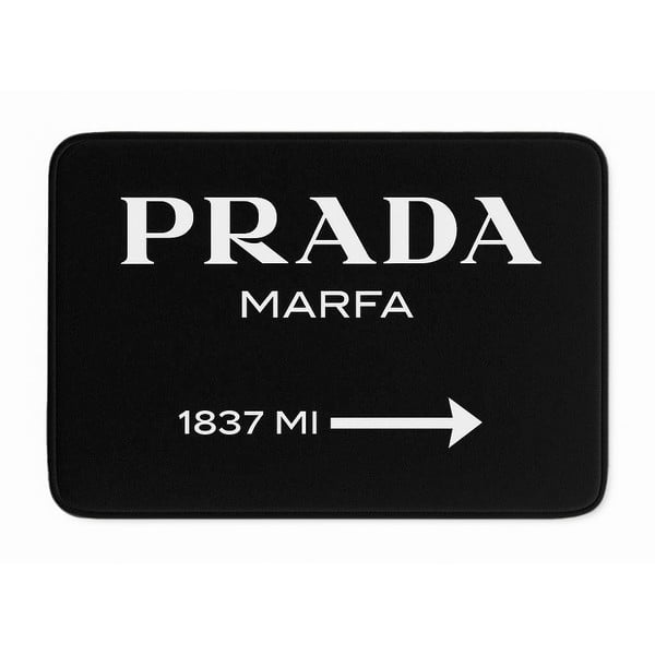 Črne žametne kopalniške preproge v kompletu 2 ks 60x100 cm Prada – Mila Home-image-4
