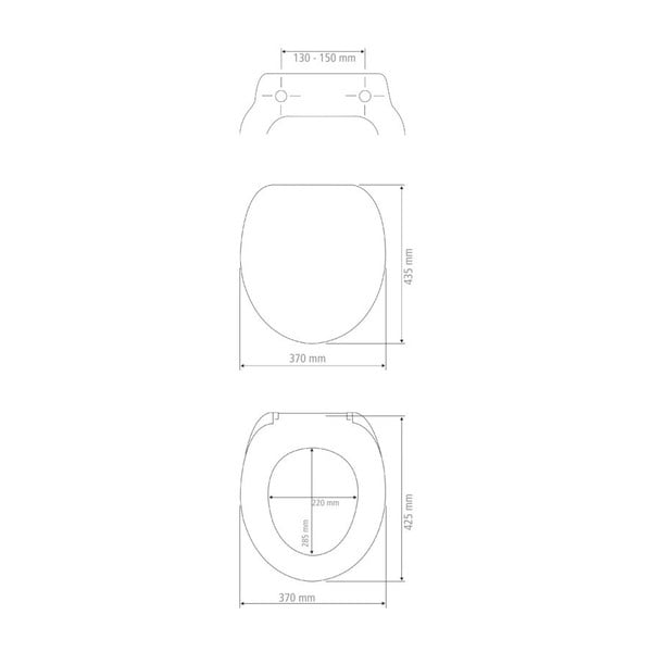 Bela straniščna školjka Wenko Secura Comfort-image-1