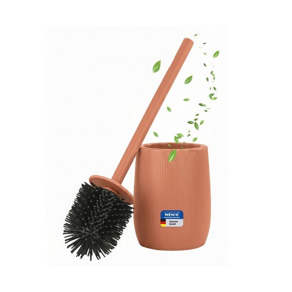 Rjava keramična WC ščetka Fablo – Wenko-image-2