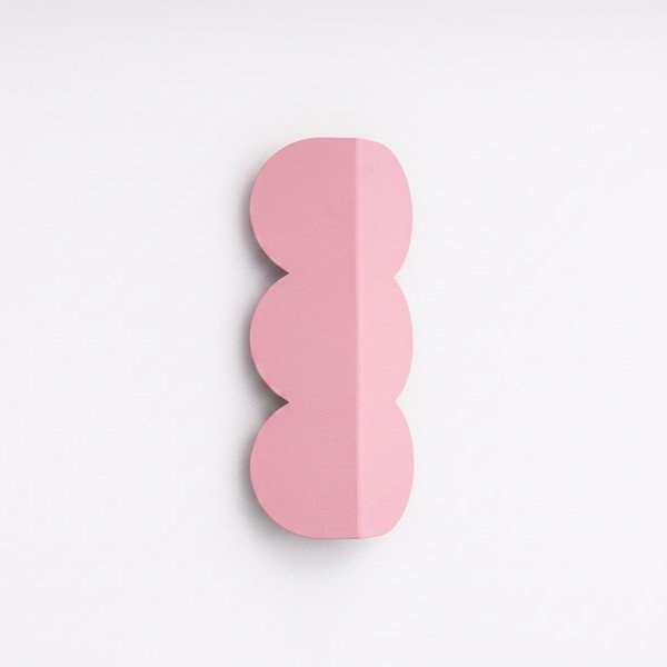Rožnata aluminijasta stenska svetilka BISCUIT – Thoro-image-4