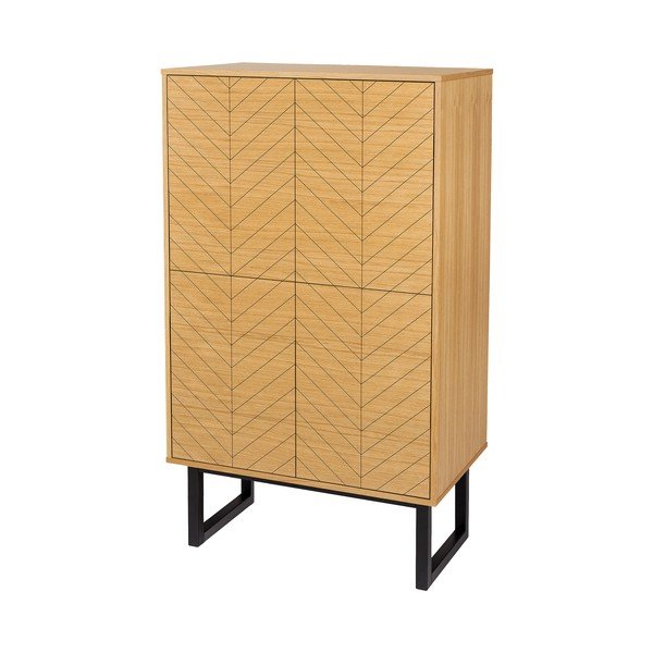 Komoda iz hrastovega lesa Woodman Camden Herringbone-image-2