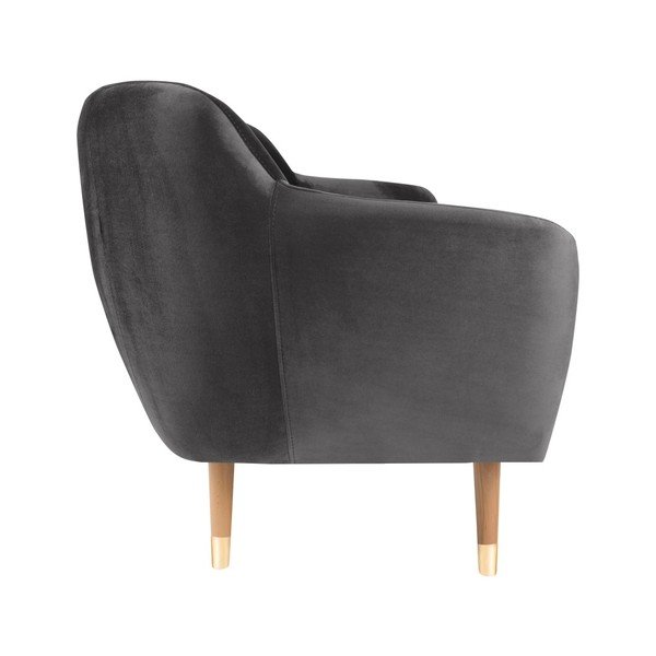 Siva žametna zofa Mazzini Sofas Benito, 188 cm-image-3