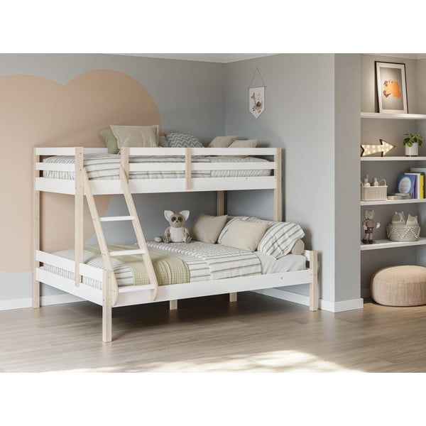 Bela pograd otroška postelja iz masivnega bora 90x190/140x190 cm Livia – Marckeric-image-1