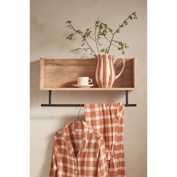 Polica iz masivnega manga v naravni barvi 65 cm Sofie – Ellos Home-image-2