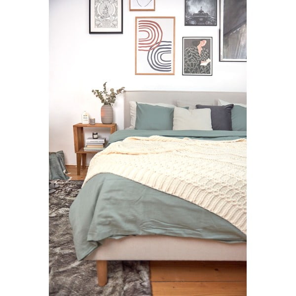 Mint zelena bombažna posteljnina Bonami Selection, 140 x 200 cm-image-4