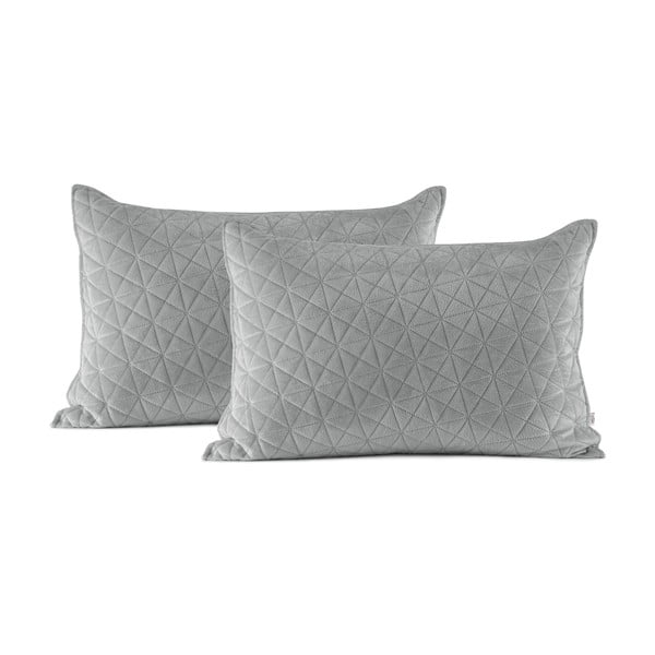 Komplet 2 sivih prevlek za blazine AmeliaHome Laila, 70 x 50 cm