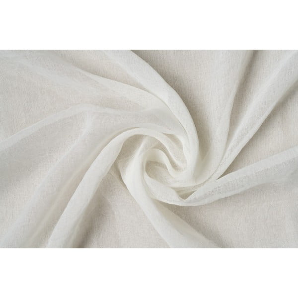 Kremno bela prosojna zavesa 140x245 cm Vicenza – Mendola Fabrics-image-1