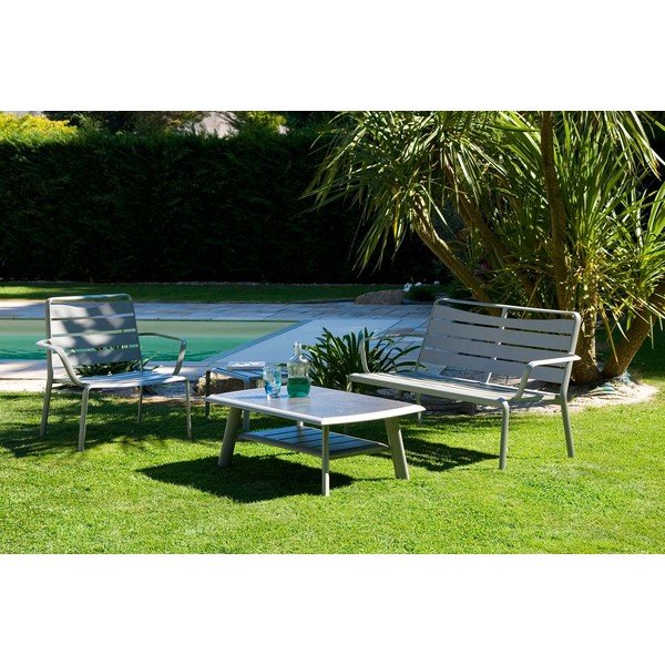 Aluminijasta vrtna mizica 60x96 cm Spring – Ezeis-image-2