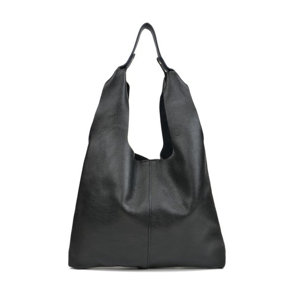 Črna usnjena torbica Sofia Cardoni