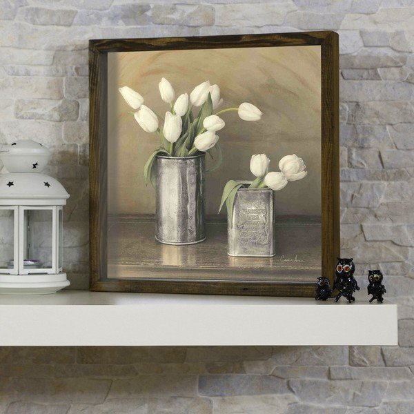 Stenska slika Tulipani, 34 x 34 cm-image-1