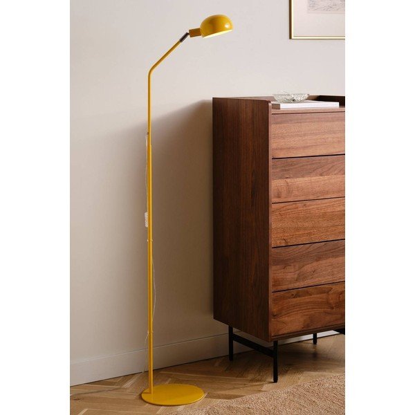Rumena kovinska stoječa svetilka z upogljivo konstrukcijo (višina 146 cm) Lincon – Jotex-image-1
