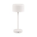 Bela LED zatemnitvena namizna svetilka (višina 30 cm) Jeff – Reality