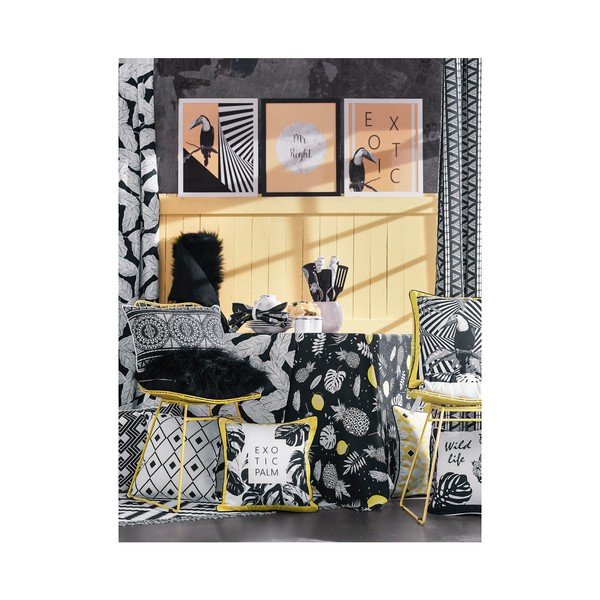 Obloga za blazino Mike & Co. NEW YORK Premog Tribal, 43 x 43 cm-image-1