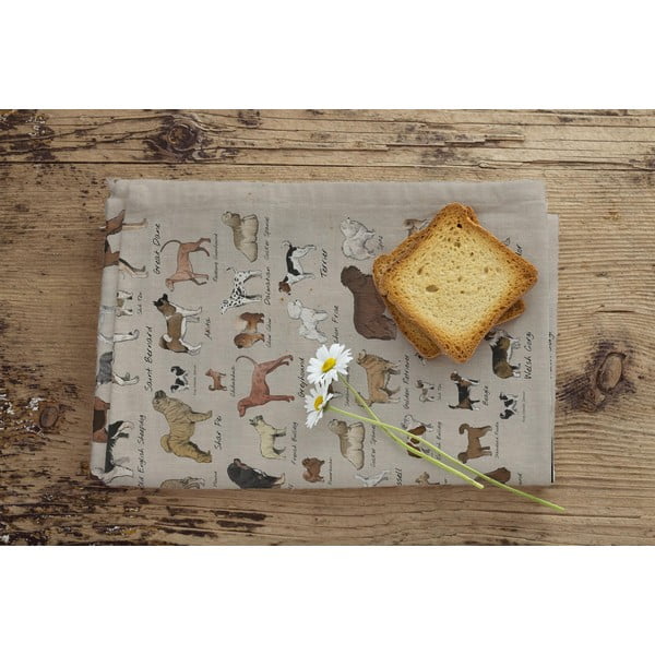 Komplet 2 prtičkov Little Nice Things Dog Types, 47 x 65 cm-image-2