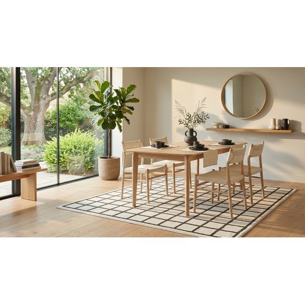 Temno zelena/kremno bela preproga 120x170 cm Picnic – ESTE-image-4
