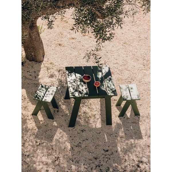 Zelen vrtni stol iz masivnega lesa Navo – noo.ma-image-3