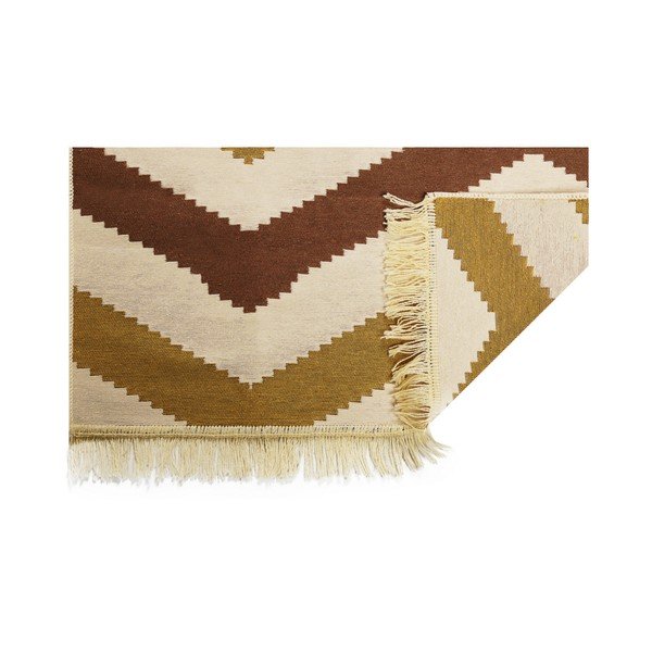 Rjava preproga ZigZag Brown, 80 x 150 cm-image-2