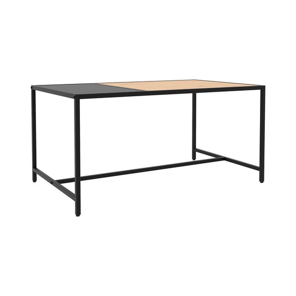 Črna/naravna mizica 60x100 cm Altino – Unique Furniture-image-2