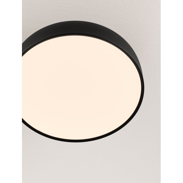 Mat črna aluminijasta LED zatemnitvena stropna svetilka Noelia – Nova Luce-image-2