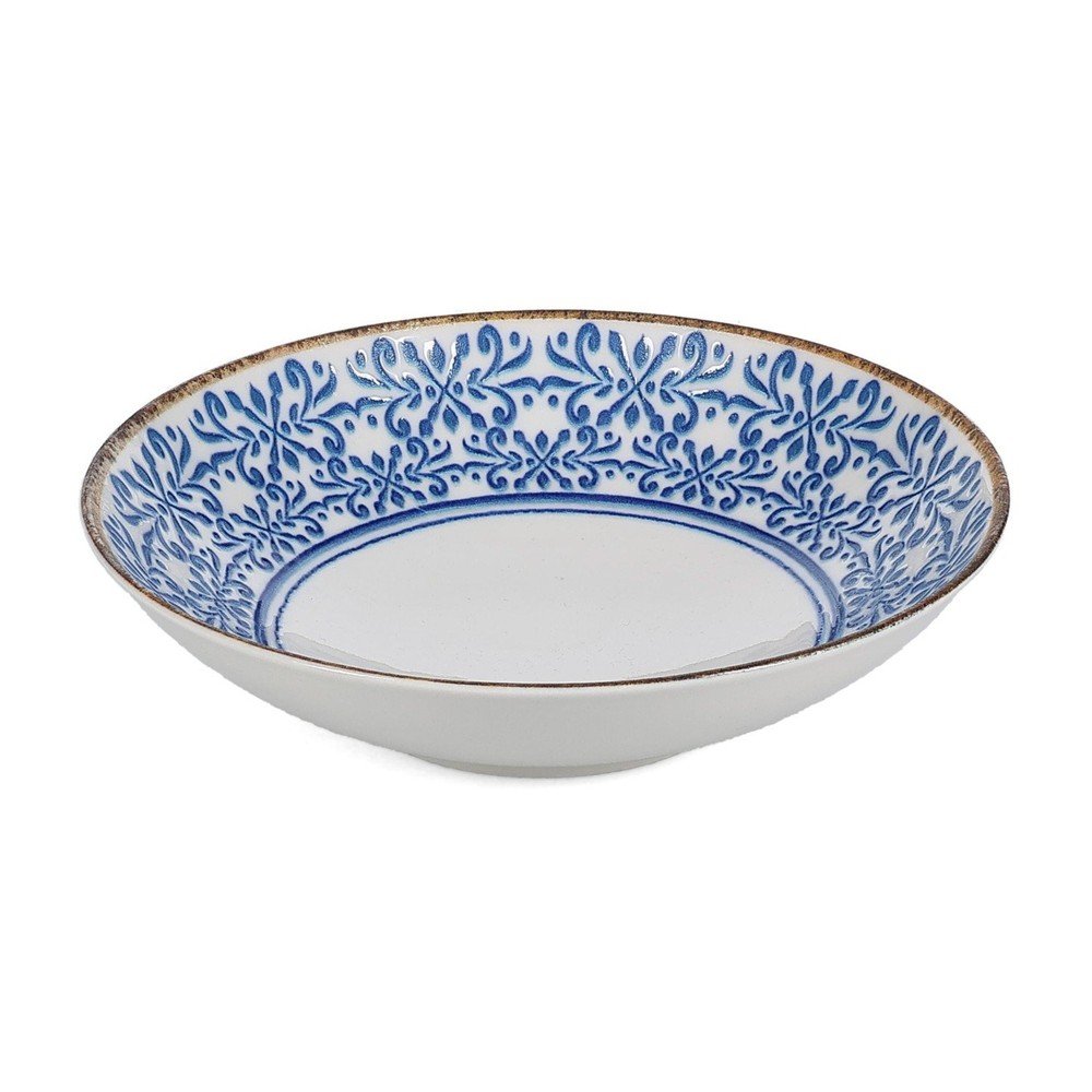 Bela/modra porcelanasta