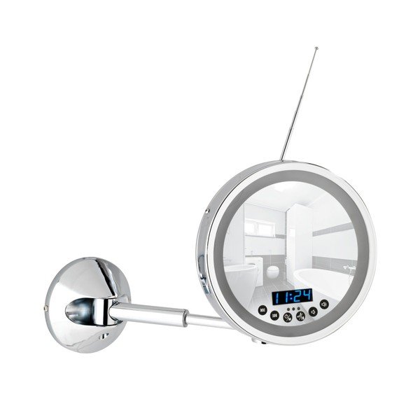 Stensko povečevalno ogledalo s svetlobo LED in radiem Wenko Imperial-image-1