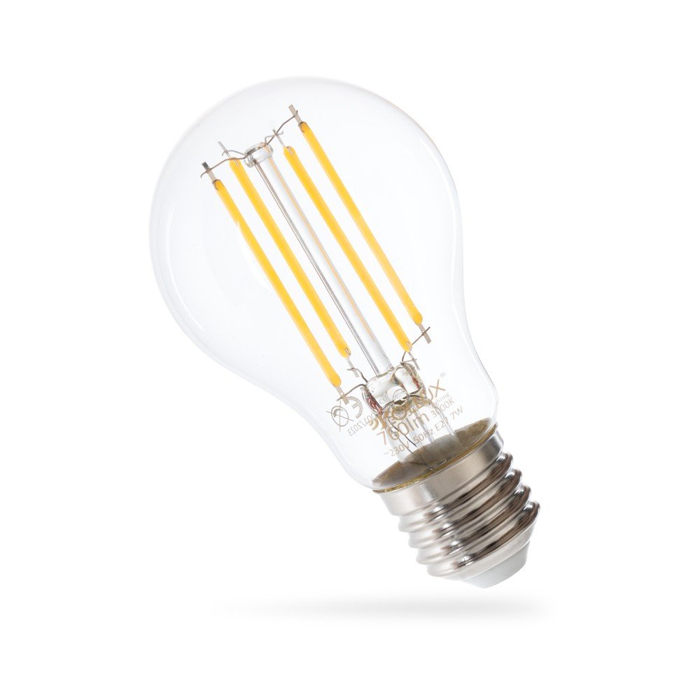 Žarnica LED/filament s toplo svetlobo z žarnico E27, 7 W