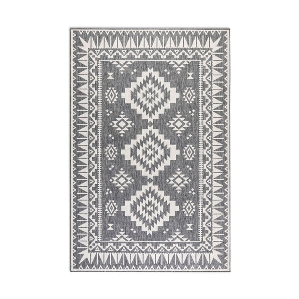 Siva/kremno bela zunanja preproga 200x290 cm Gemini – Elle Decoration-image-2