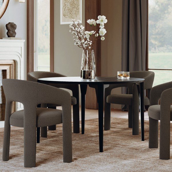 Okrogla jedilna miza v jesenovem dekorju ø 122 cm Paragon – DAN-FORM Denmark-image-2