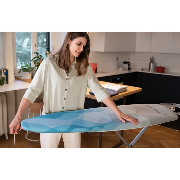 Prevleka za likalno desko Vileda Ultra Fresh iz modro-sivega bombaža-image-2