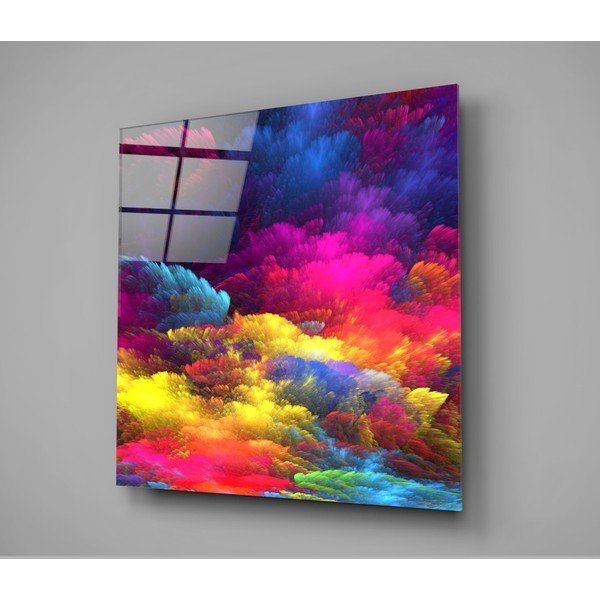 Steklena slika Insigne Color Burst, 40 x 40 cm-image-3