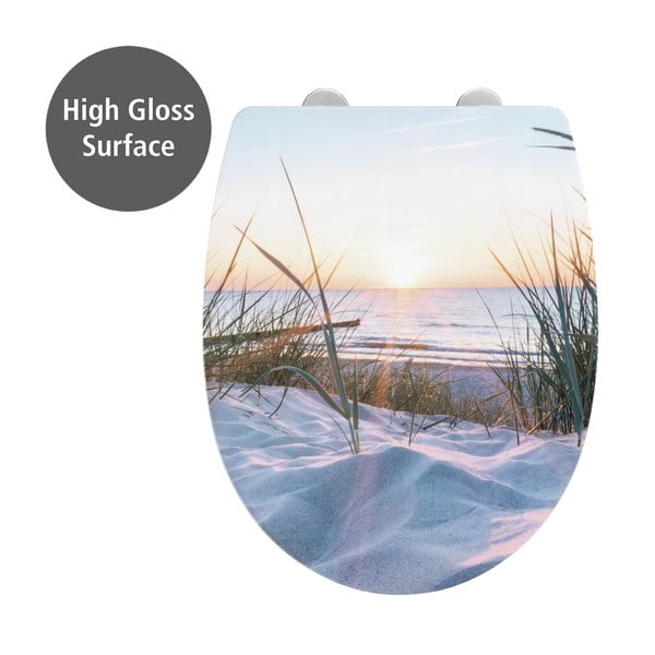 WC deska s počasnim zapiranjem 36,5 x 45 cm Baltic – Wenko