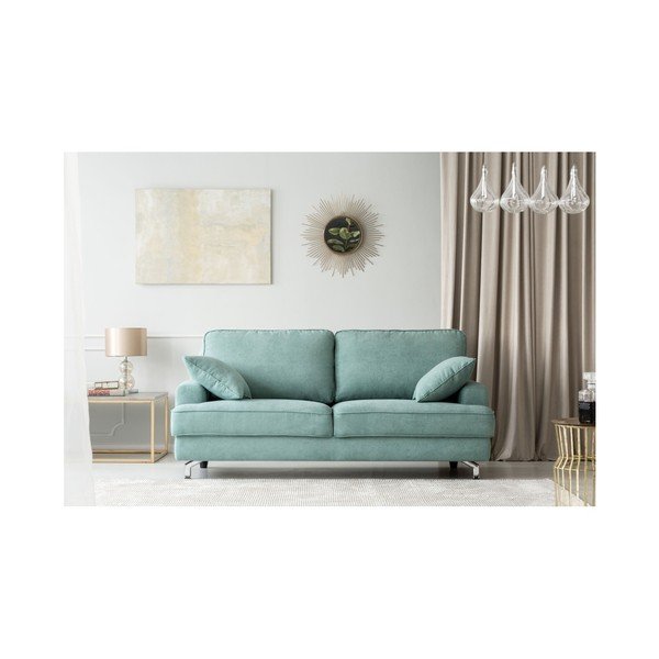 Mint zelena dvosedežna zofa Kooko Home Rumba-image-1