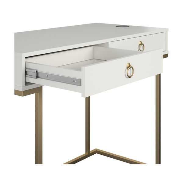Bela delovna miza CosmoLiving by Cosmopolitan Camila-image-2