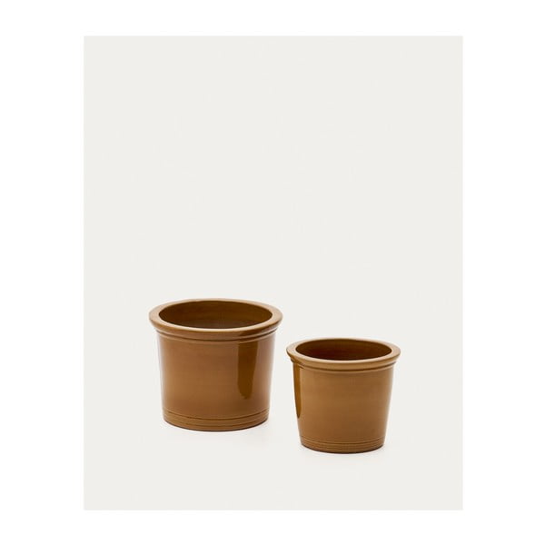Cvetlični lonci v kompletu iz terakote 2 ks ø 47 cm Presili – Kave Home-image-3