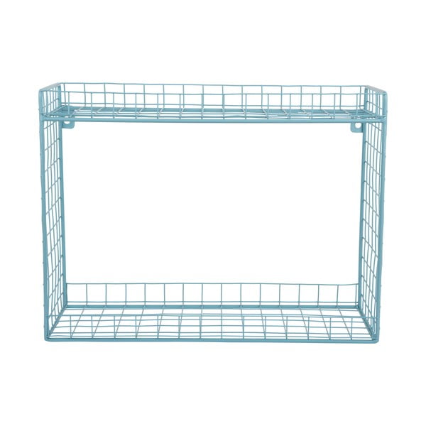 Turkizna večnivojska jeklena polica 40 cm Reja – PT LIVING