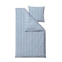 Svetlo modra enojna podaljšana posteljnina iz damasta 140x220 cm Noble – Södahl