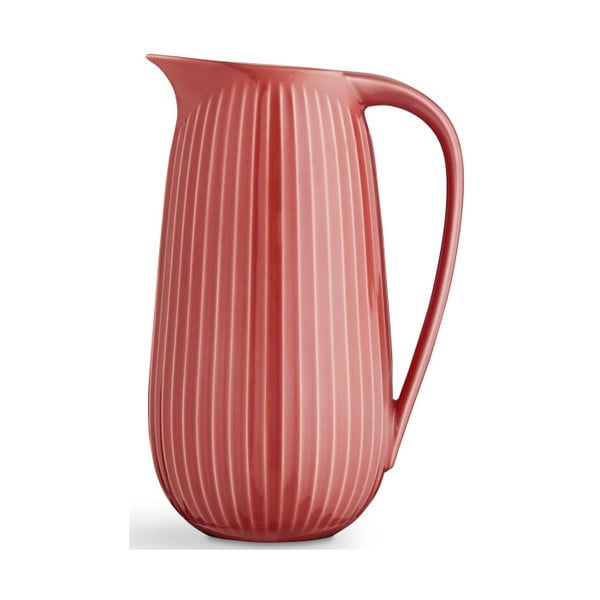 Koralno rdeč porcelanast vrč Kähler Design Hammershoi, 1,25 l