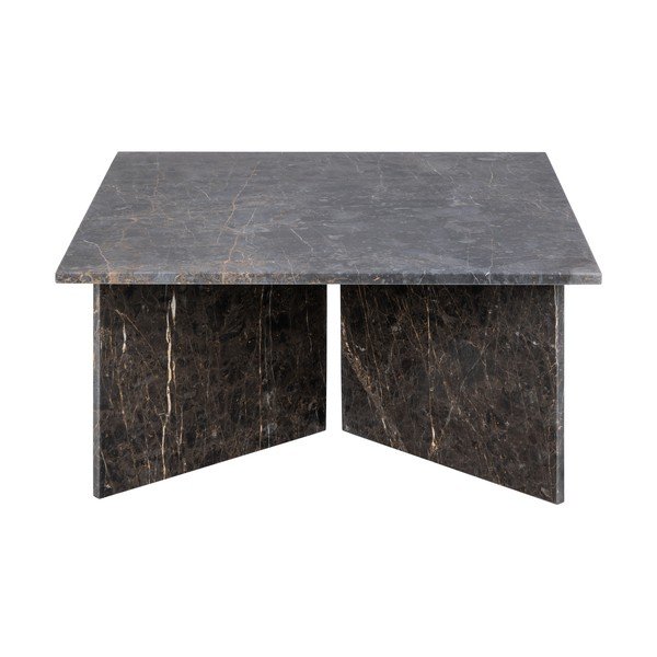 Črna marmorna mizica 90x90 cm Vega – Actona-image-2