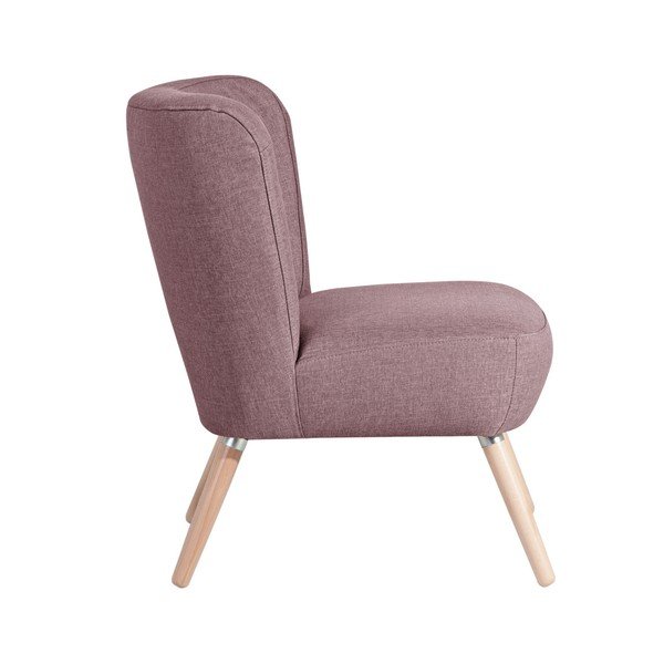 Stari roza fotelj Max Winzer Neele Duro Aubergine-image-2