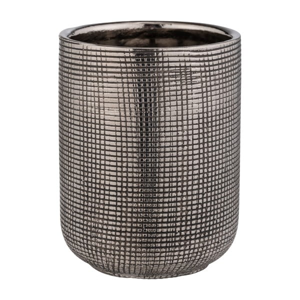 Keramičen lonček za zobne ščetke v srebrni barvi Rivara – Wenko-image-3