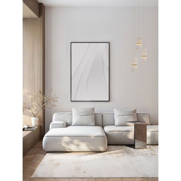 Medeninasta kovinska LED zatemnitvena viseča svetilka s steklenim senčilom ø 32 cm Lucien – Nova Luce-image-1