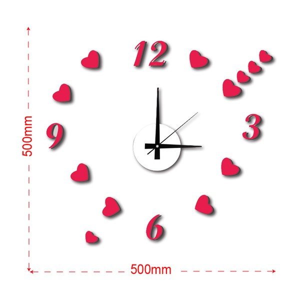 Mauro Ferretti Stenska ura Hearts, ⌀ 50 cm-image-2