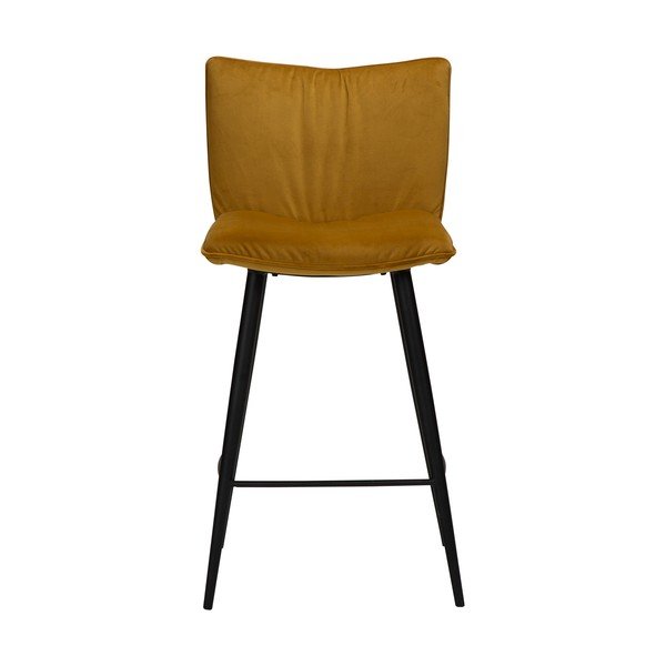 Rumen žameten barski stol DAN-FORM Denmark Join, višina 93 cm-image-1