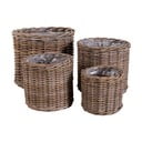 Okrasni cvetlični lonci v kompletu 4 ks iz protja ø 40 cm Bogor – House Nordic