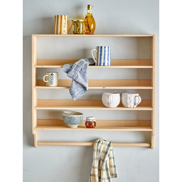 Večnivojska polica iz masivne jelke v naravni barvi 70 cm Sal – Bloomingville-image-3