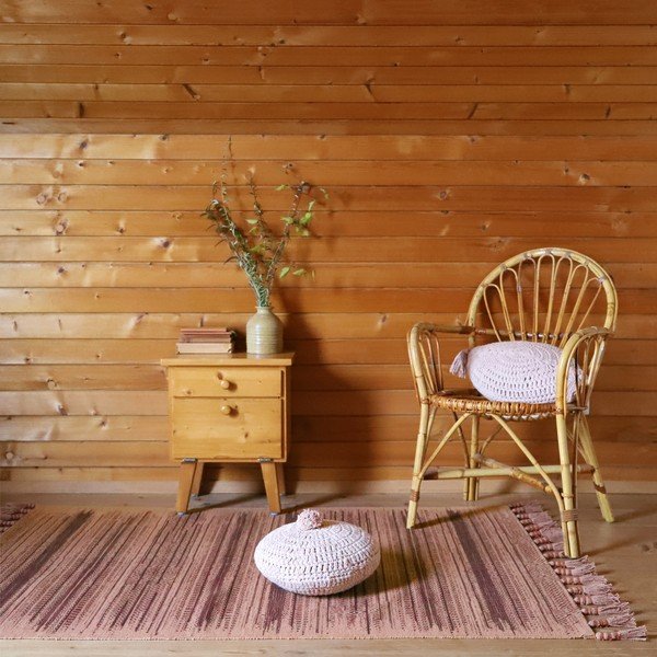 Preproga v opečnati barvi 100x150 cm Loomy - Nattiot-image-3