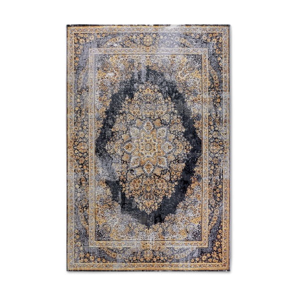 Antracitno sivo-zlata zunanja preproga 200x285 cm Martha – Villeroy&Boch